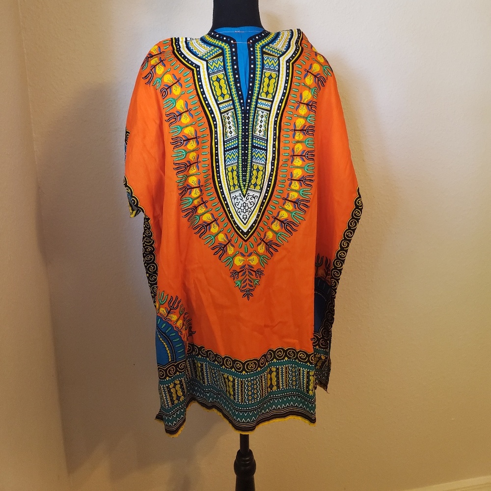 New Wakanda Forever Inspired Orange Tunic - Picture 5 of 8